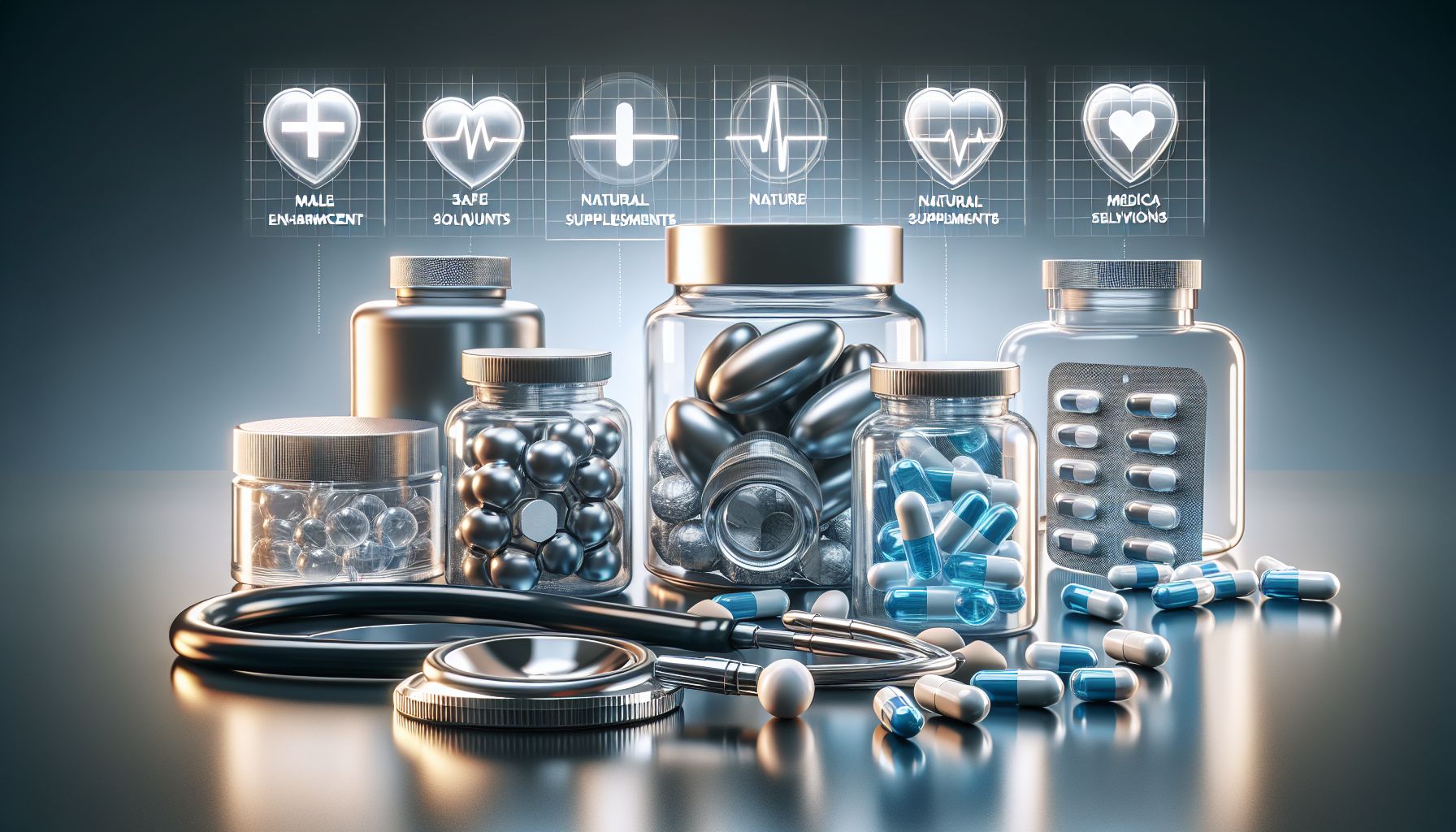 Image depicting various male enhancement products